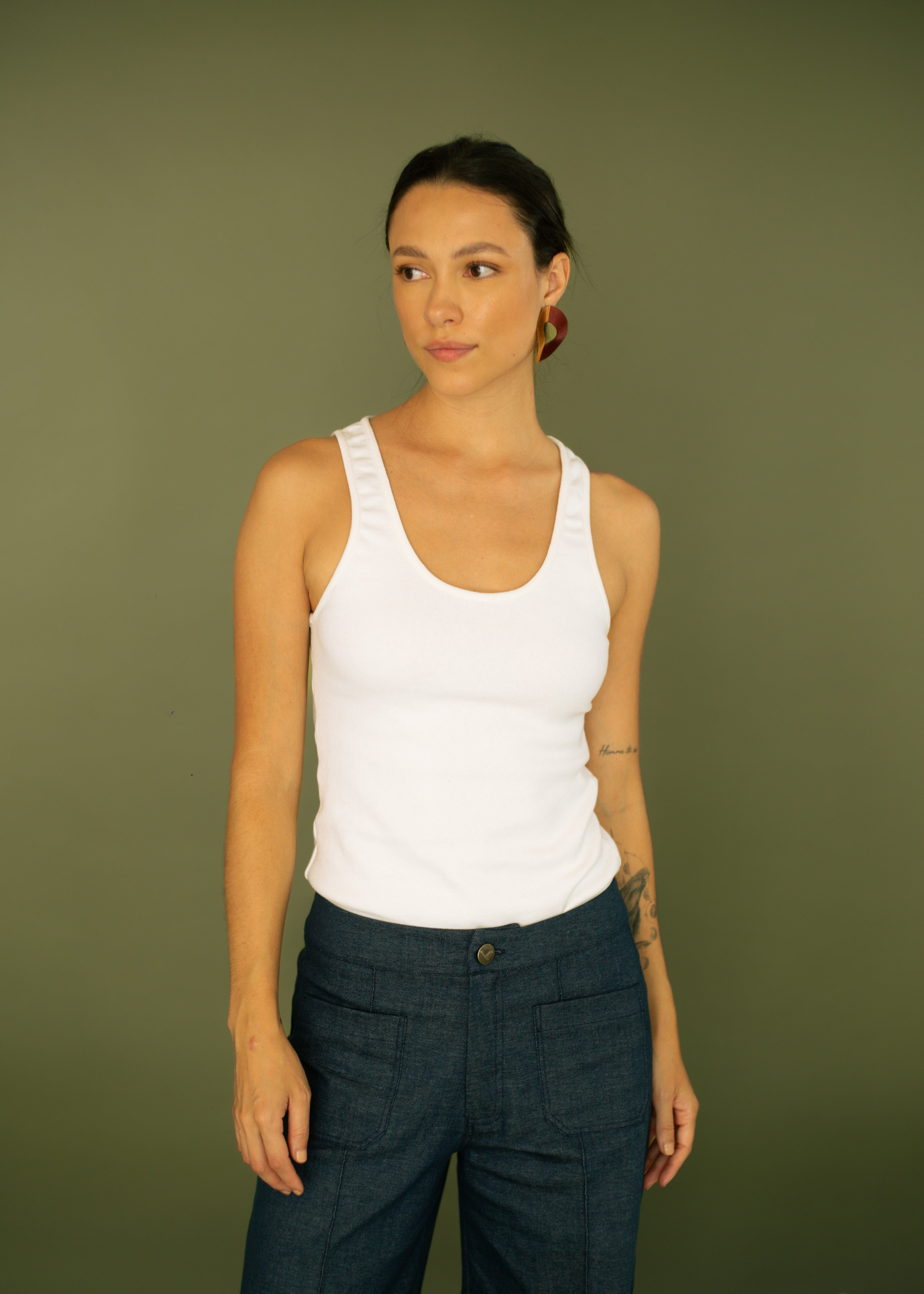 Florie Ivory Tank Top