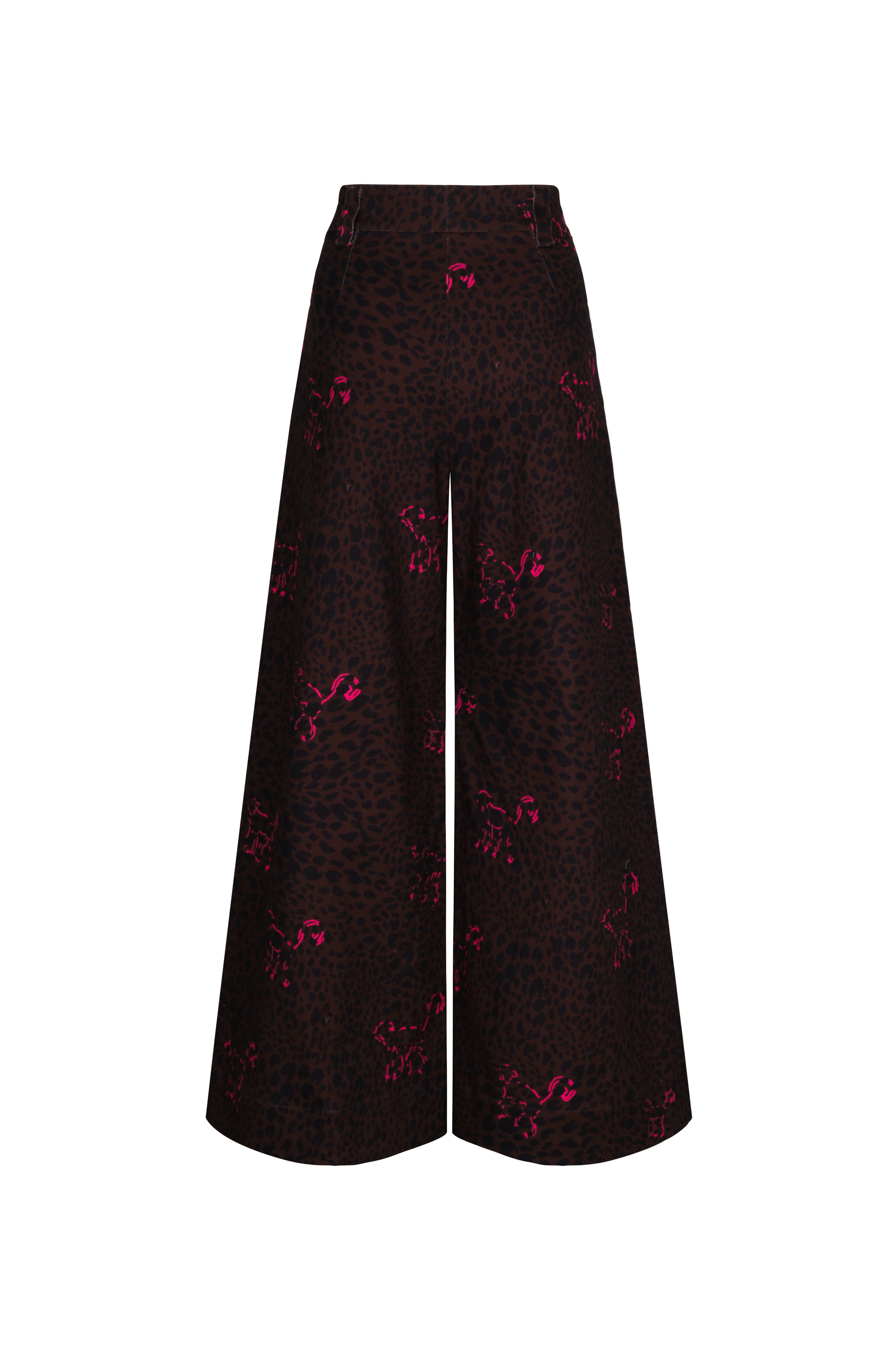 GALTA HIGH RISE WIDE LEG BOOT PANT