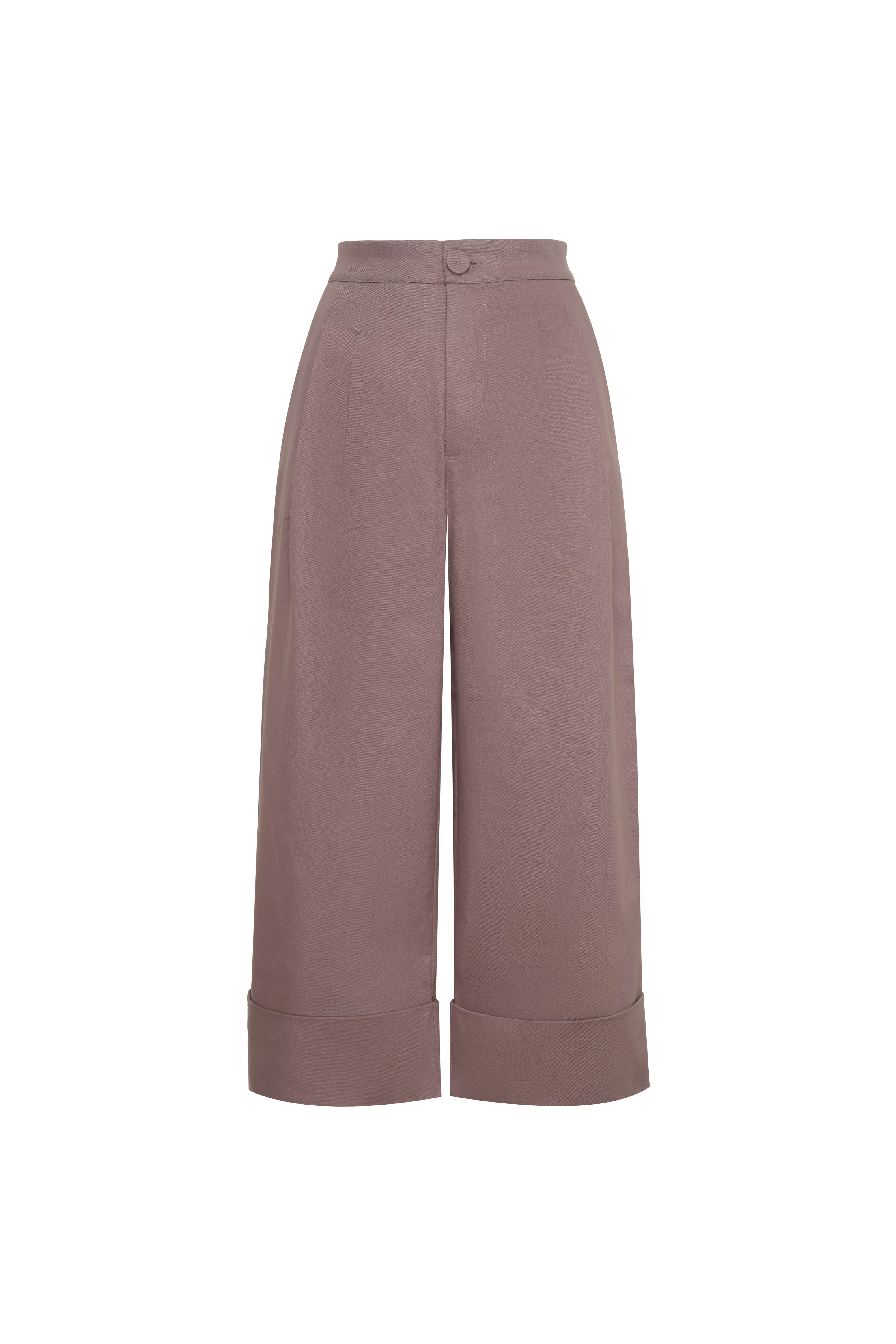 Frankie Lilac Cropped Pants