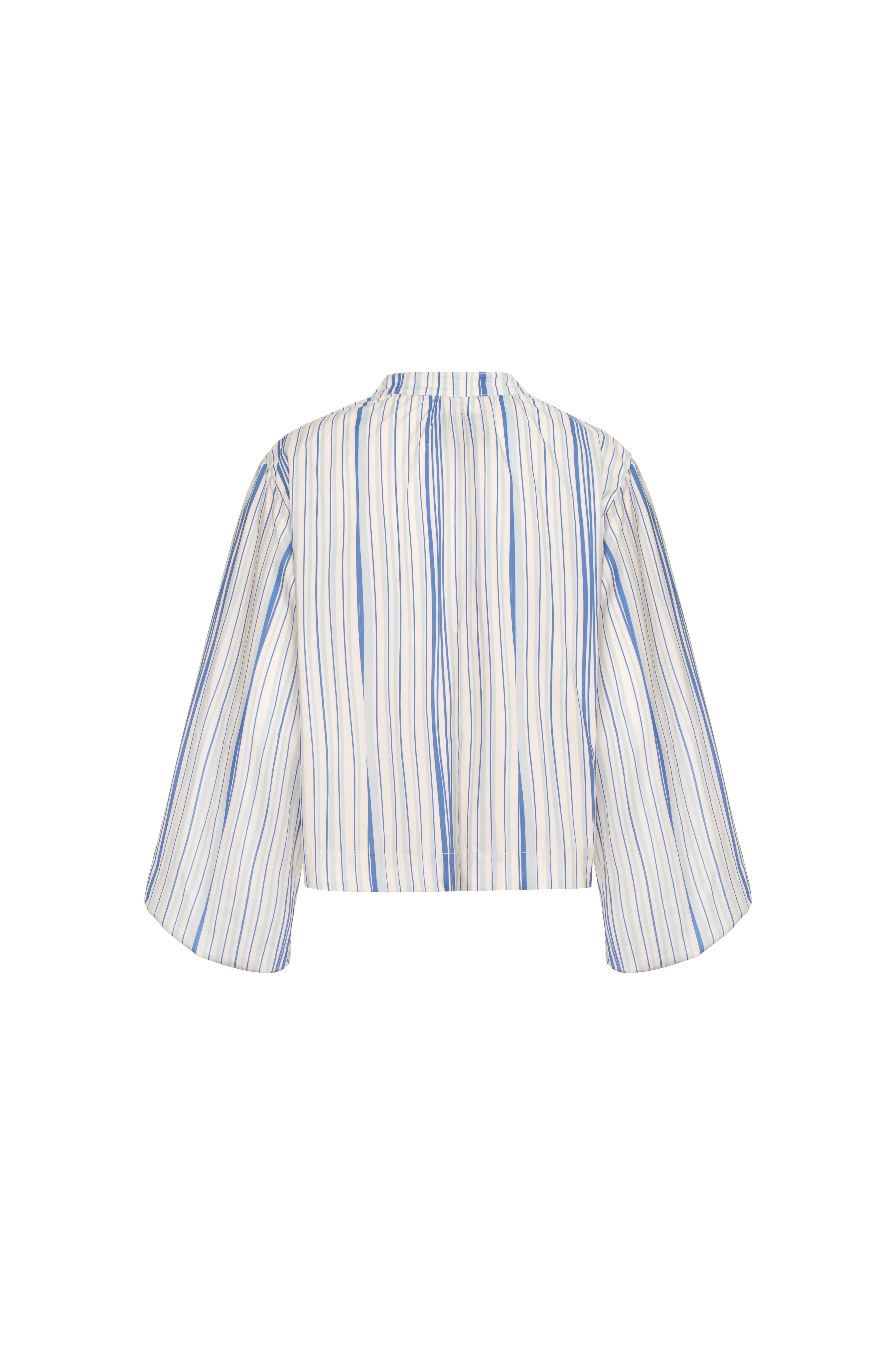 Mansel Blue Stripes Top