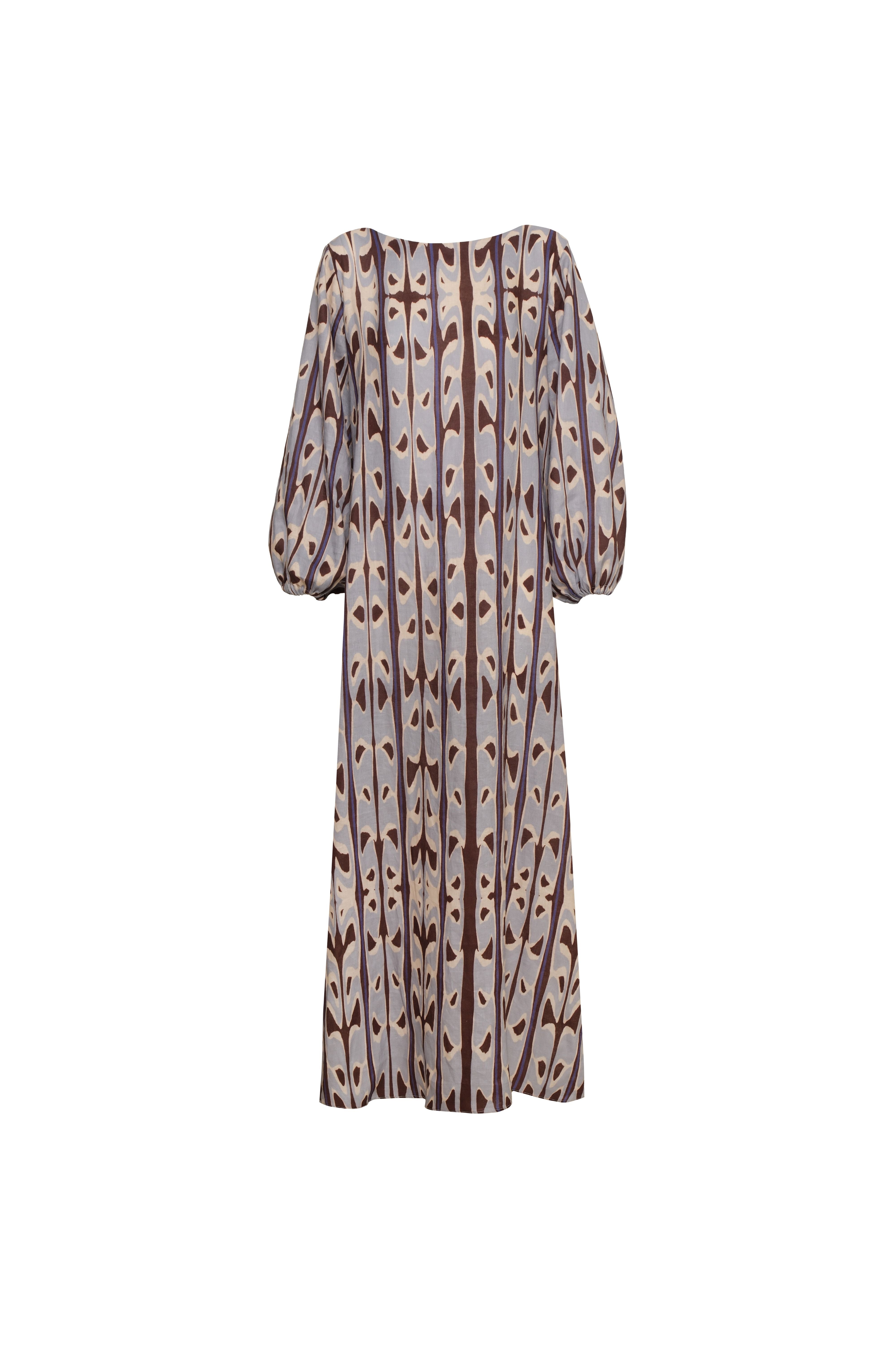 Aurora Totem Linen Tunic Dress