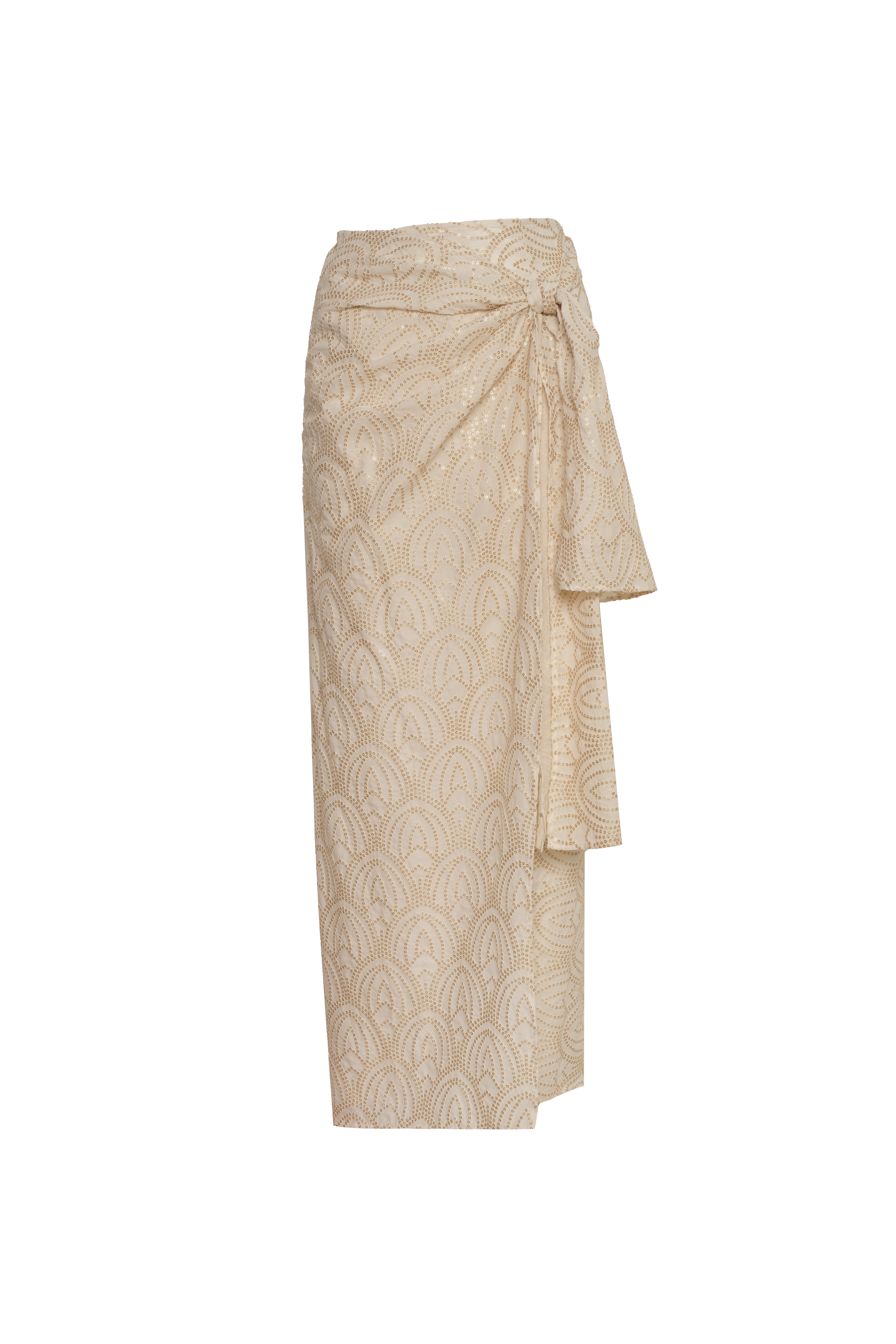 Alex Ivory Maxi Wrap Skirt