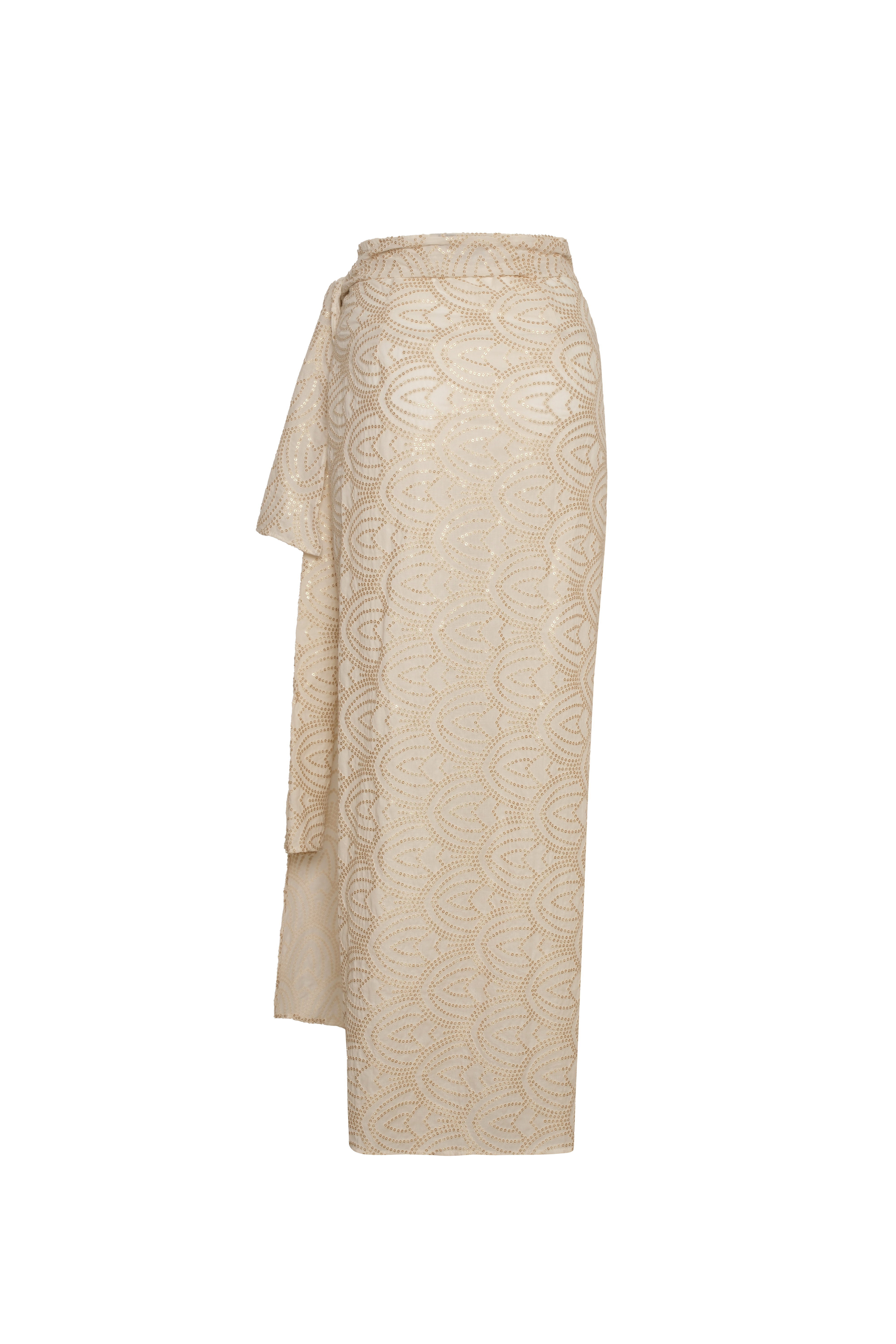 Alex Ivory Maxi Wrap Skirt