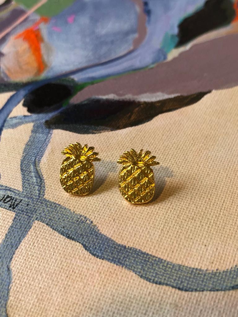 MINI PINEAPPLE EARRINGS