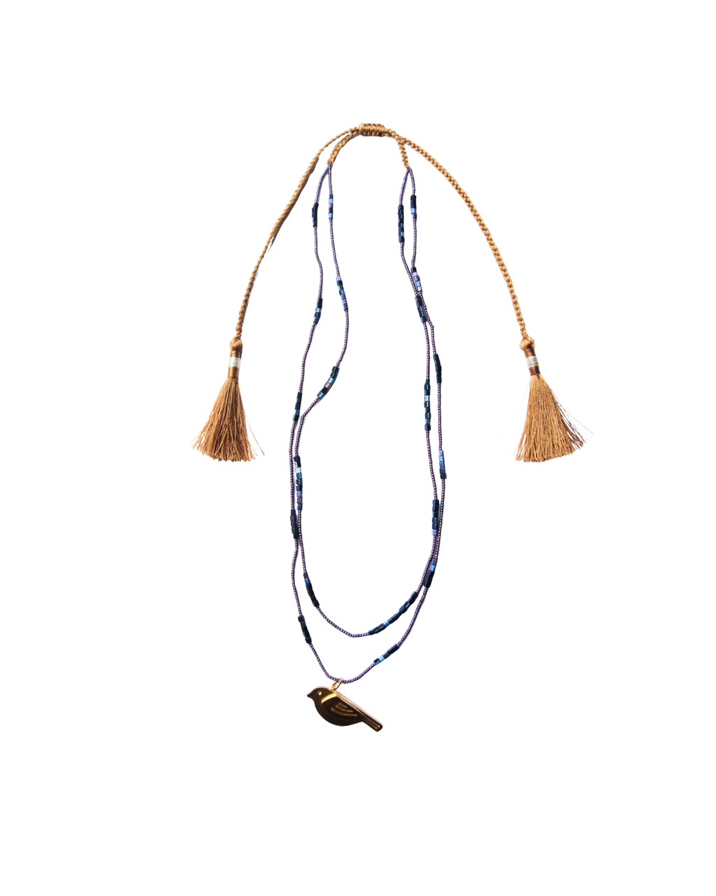 Gorrión de medianoche Necklace