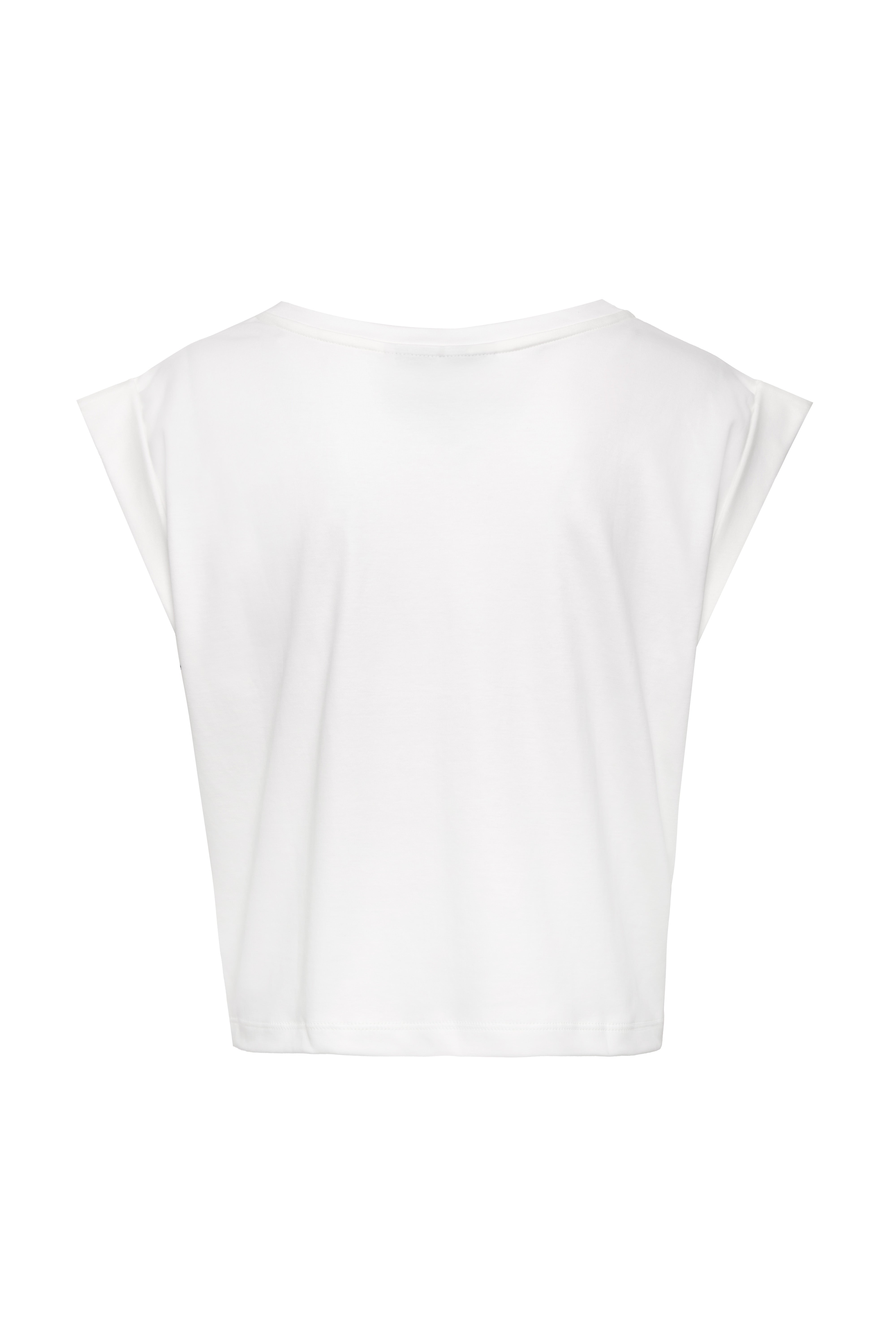 WHITE GROOVE T-SHIRT