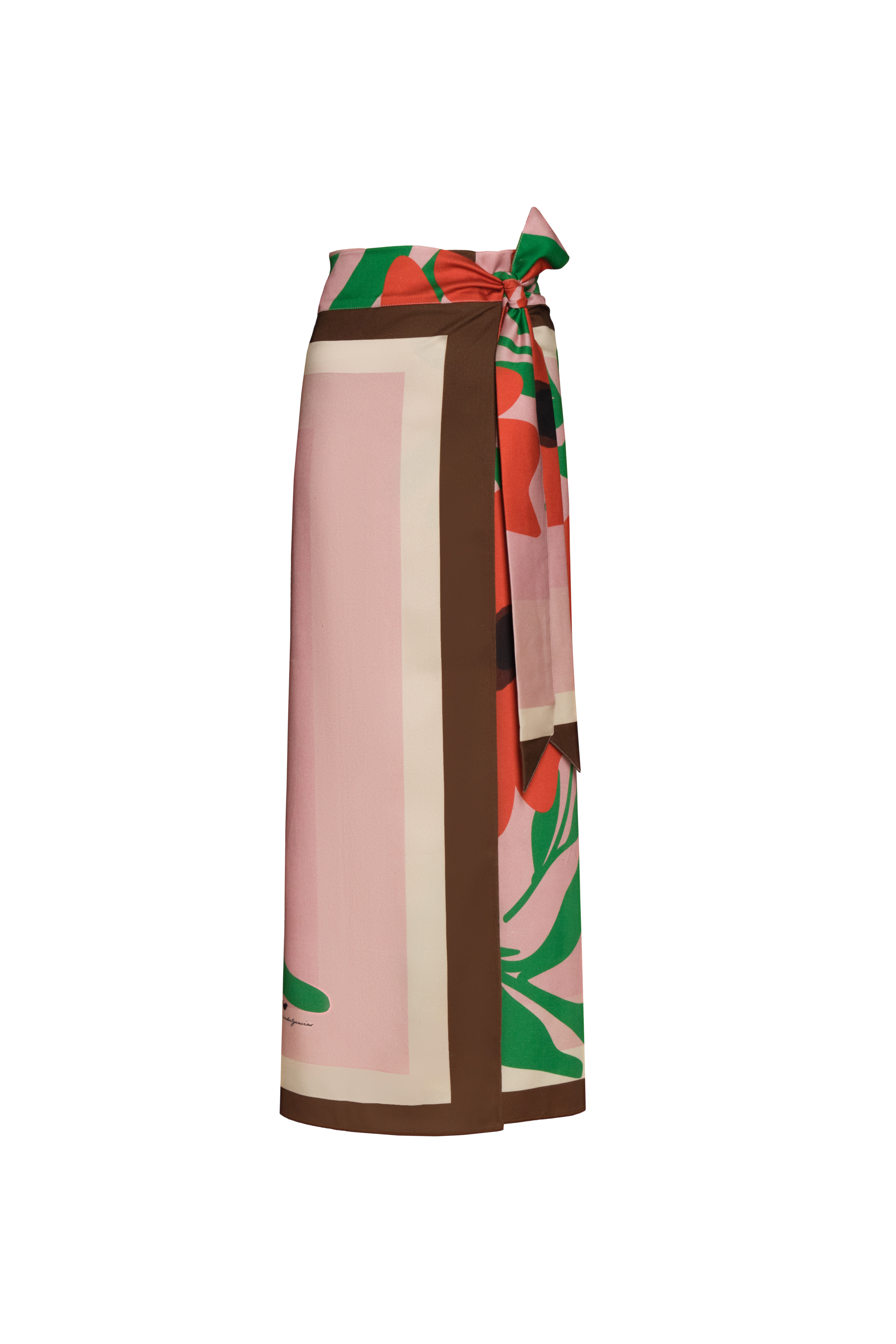 Scarlet Vines Sarong