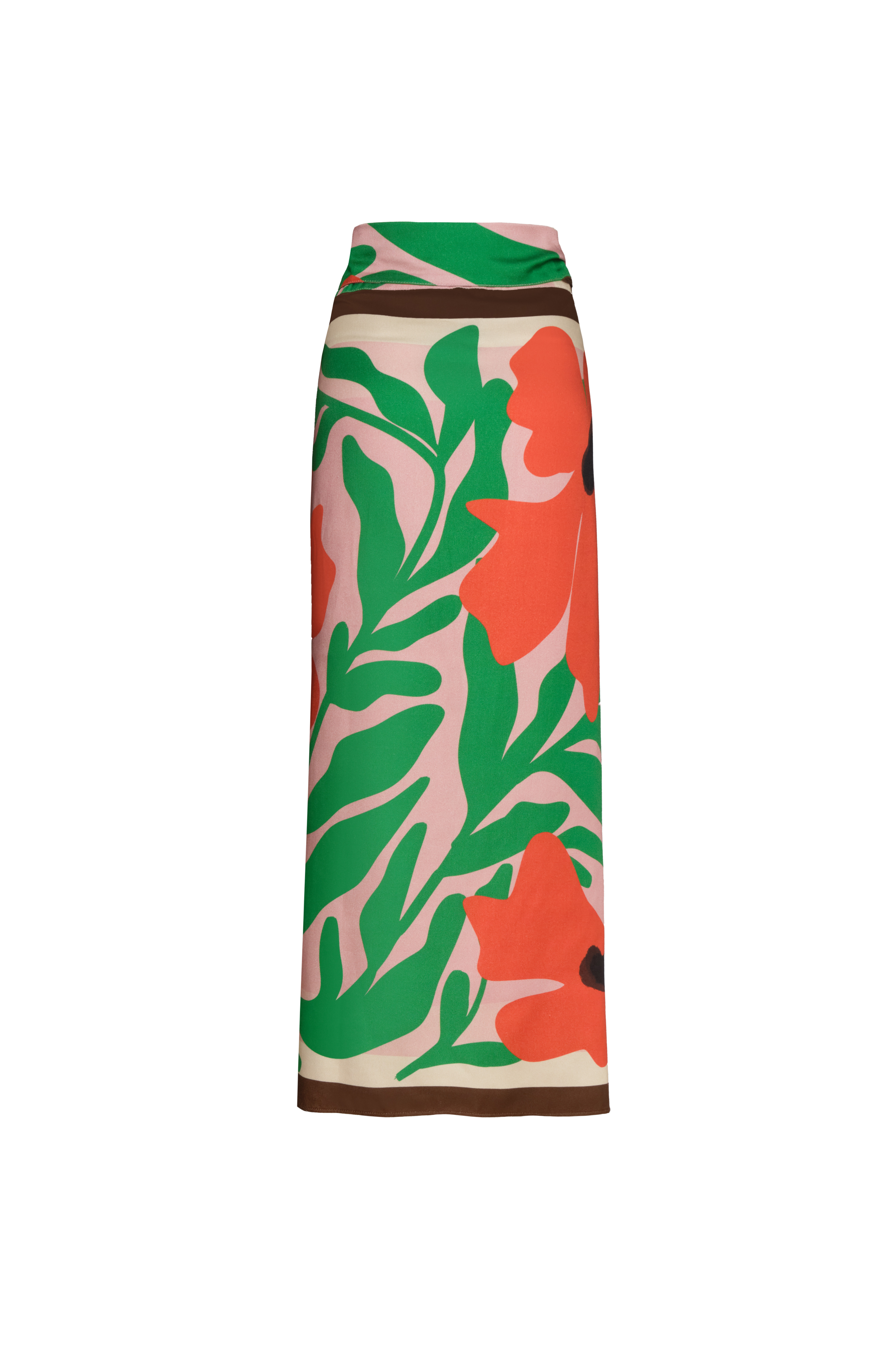 Scarlet Vines Sarong