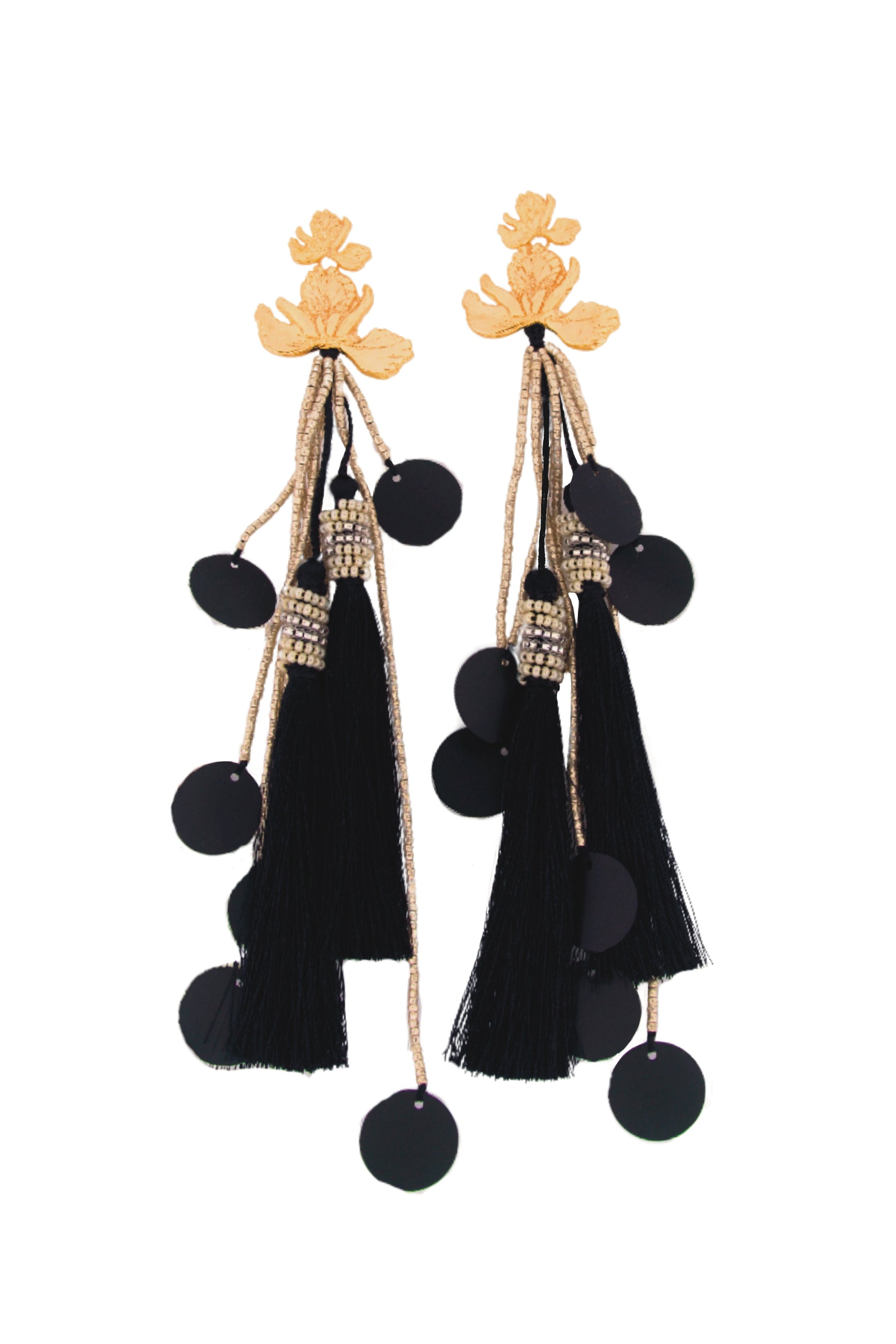 Nocturna Silver Earrings